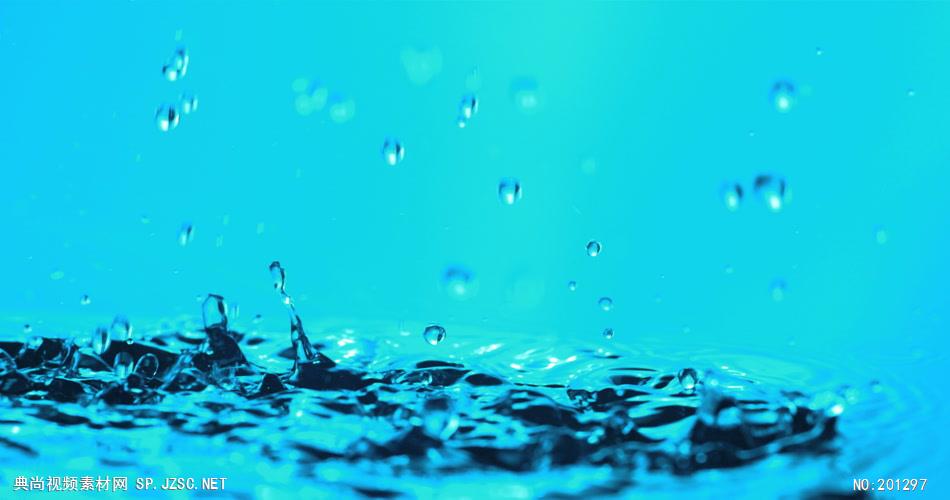 雨水滴流水水面水素材22