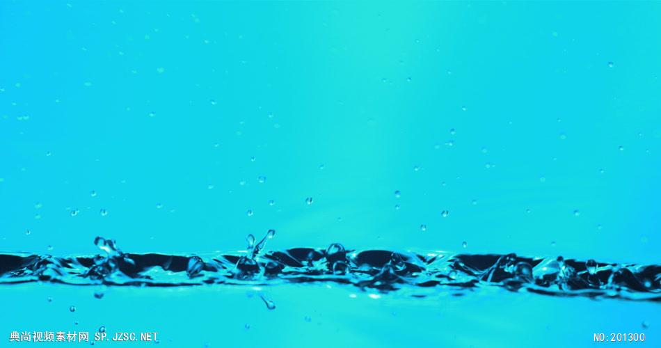 雨水滴流水水面水素材24