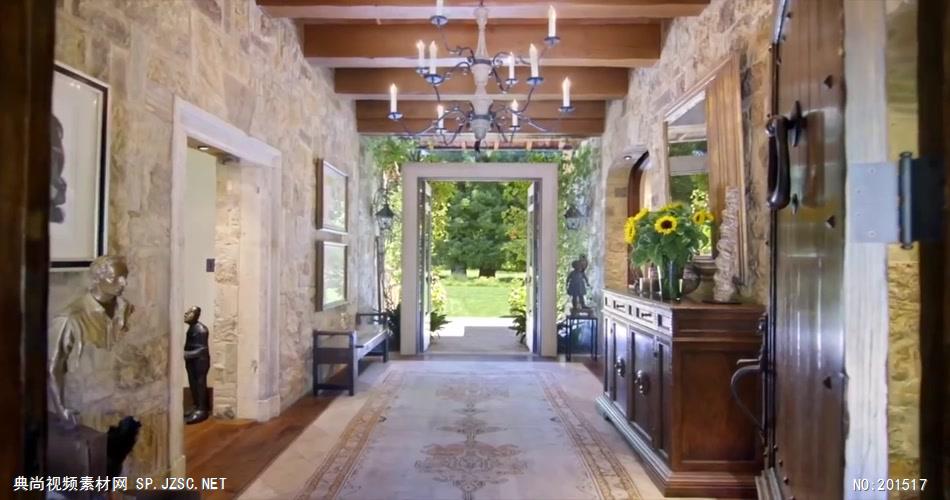 顶级豪宅视频私人庄园剪辑意大利Tuscan