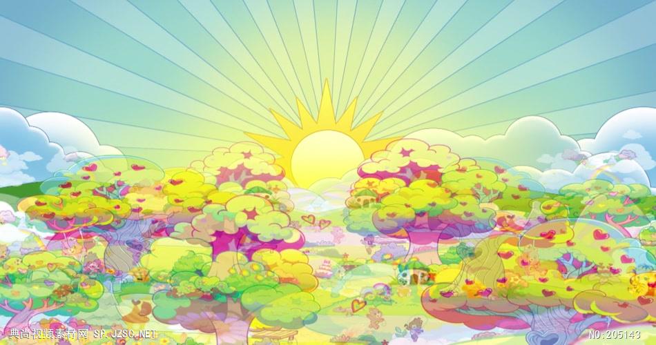 D217-3 彩虹 太阳公公卡通素材