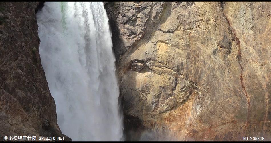 ［4K］ 山峡间的壮丽景色 4K片源 超高清实拍视频素材 自然风景山水花草树木瀑布超清素材