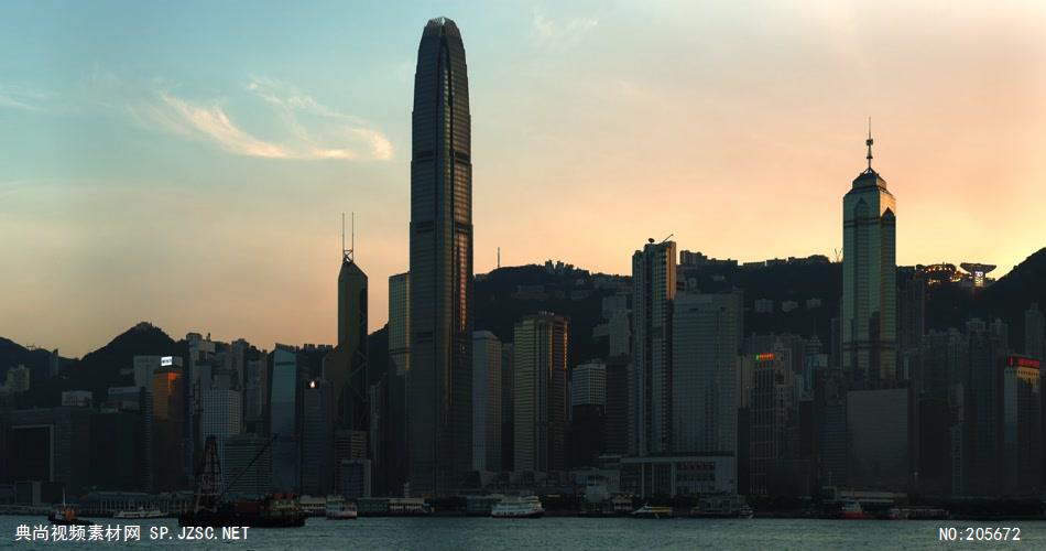 中国上海广州城市地标建筑高端办公楼夜景航拍宣传片高清视频素材城市夜景14