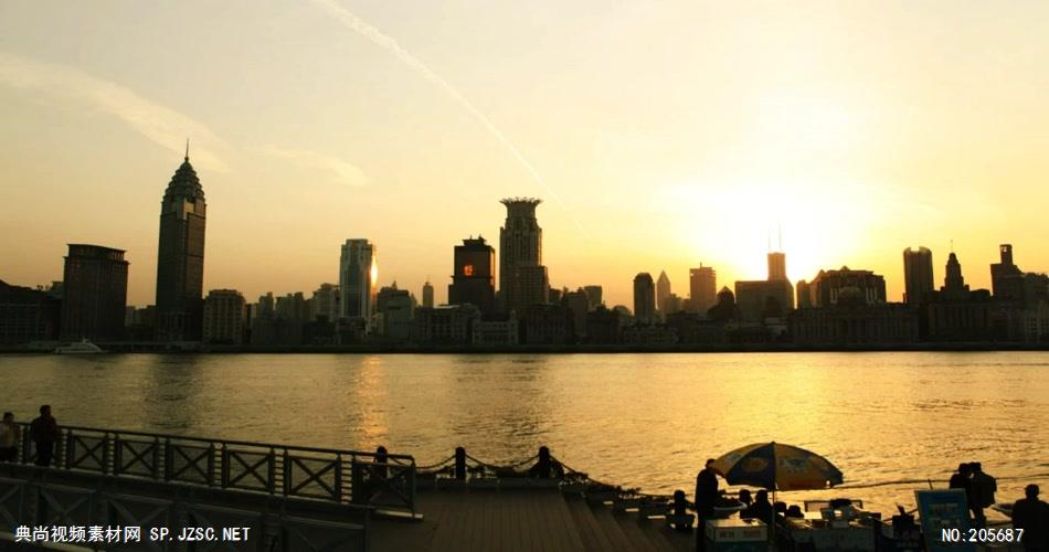 中国上海广州城市地标建筑高端办公楼夜景航拍宣传片高清视频素材城市38
