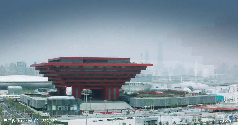 中国上海广州城市地标建筑高端办公楼夜景航拍宣传片高清视频素材城市37