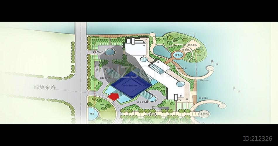 32 宜兴东氿大厦概念设计方案（7分钟）三建维建筑动画地产动画