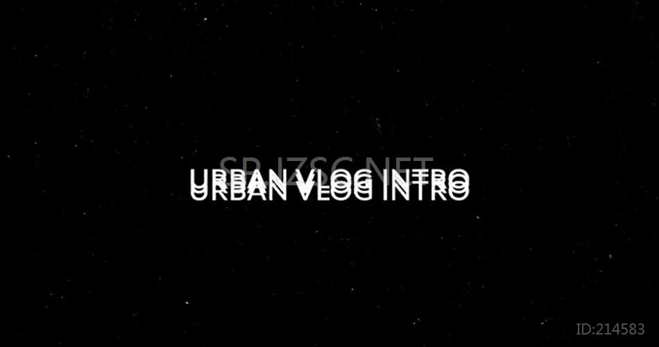 20216 城市视频博主片头 AE模版