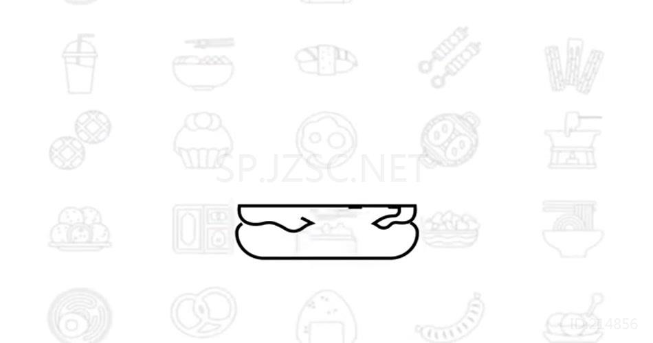 20517 食品和饮料图标 AE模版