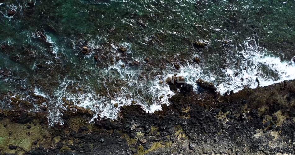 抽象的 海岸 岛 岩浆 海洋 海 支撑 浪潮