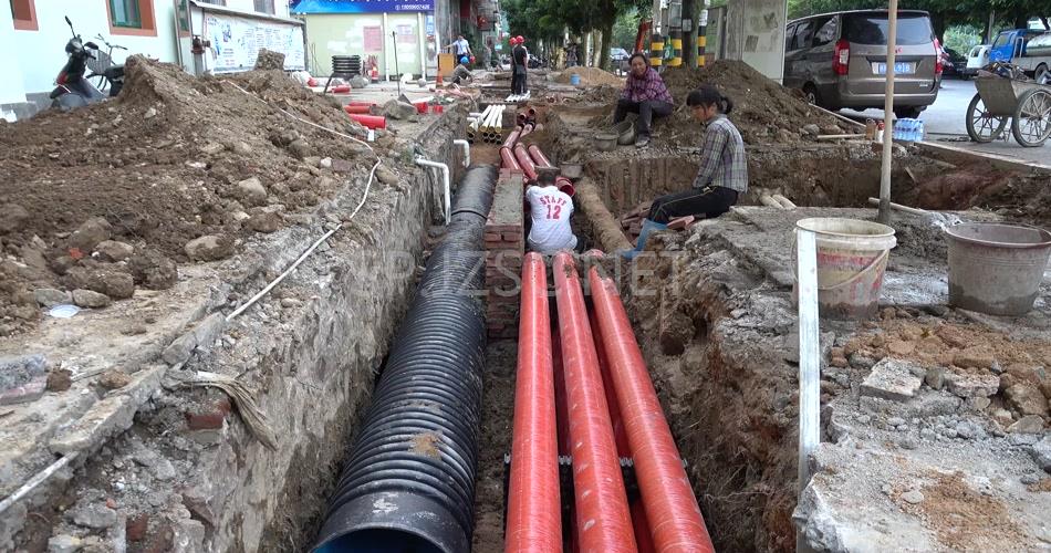 4k城市排污排水管道管网施工