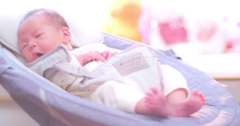 4k婴儿护理中心新生小宝宝视频素材