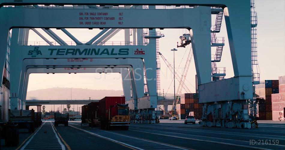 4K港口码头实拍视频素材