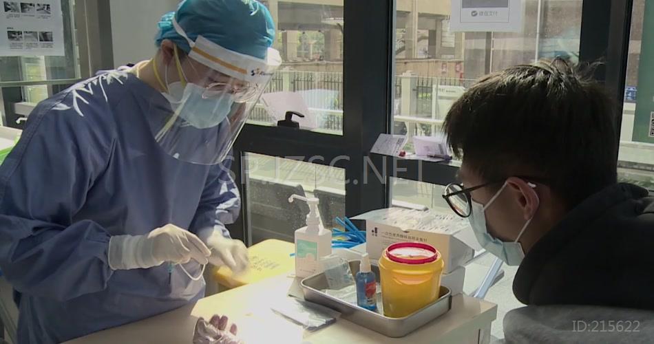 武汉疫情的医生护士及生活视频素材