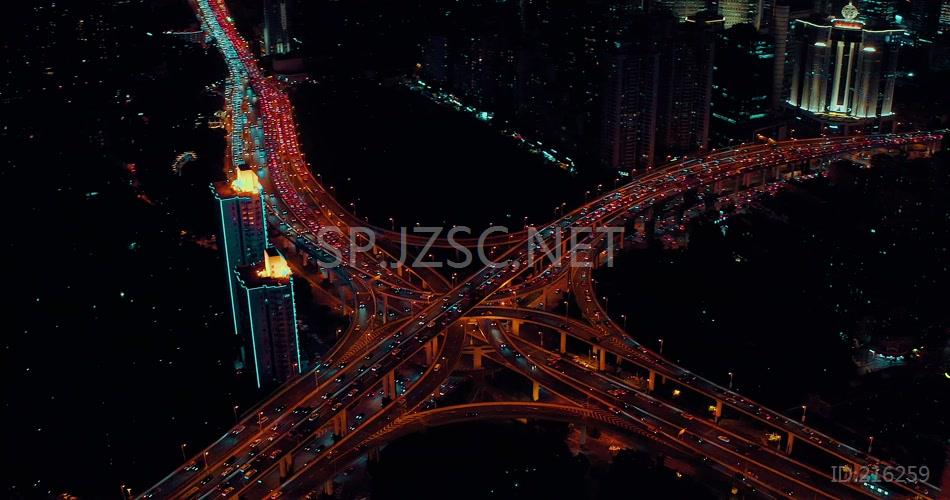 4K上海航拍城市全景旅游宣传背景视频