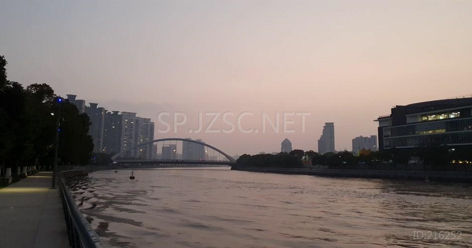 4K宁波琴桥唯美色彩灯景城市