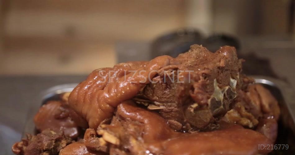 红烧羊肉面全过程特色美食宣传视频素材