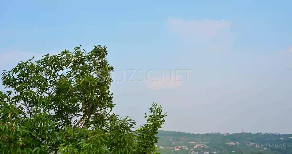 云卷云舒云顶之上山峰错落视频素材