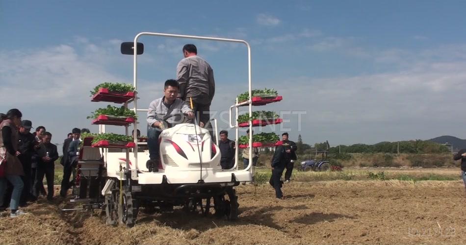 秋种农业机械水稻秸秆灭茬粉碎还田实拍高清视频
