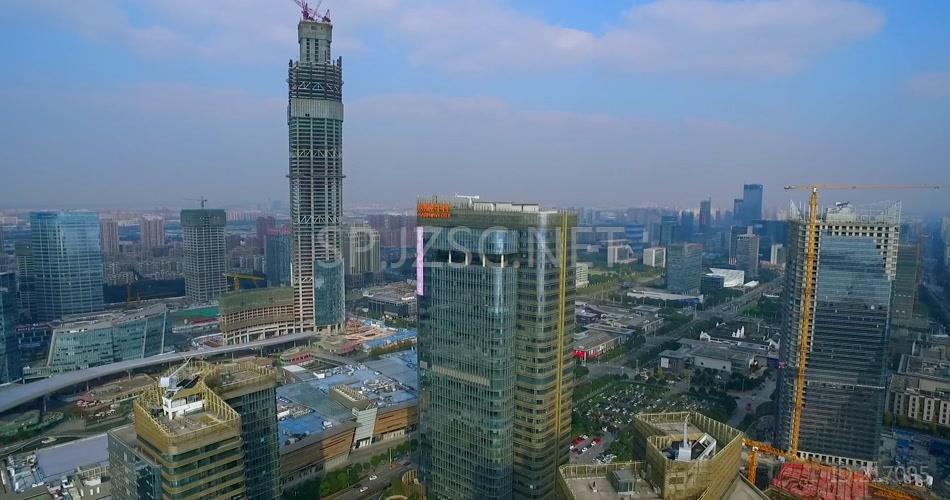 航拍苏州城市美景