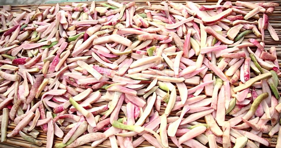 腌制的萝卜干食品4K超清视频