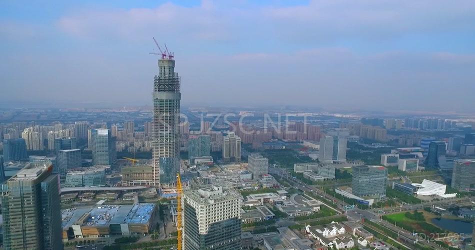 航拍苏州城市美景