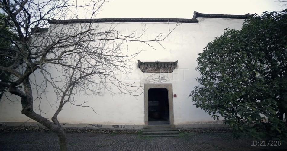 中国风苏州园林徽派古建筑人文视频素材