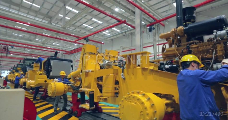 工厂生产冶炼运输锻造高清背景视频