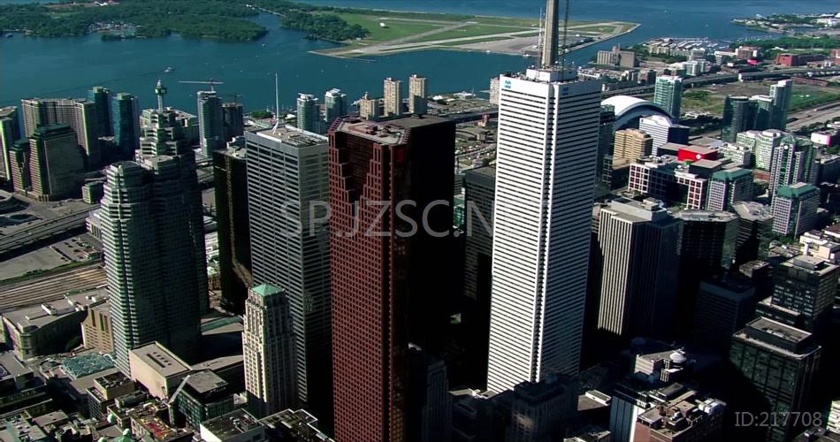 航拍城市高楼大厦高清视频合集