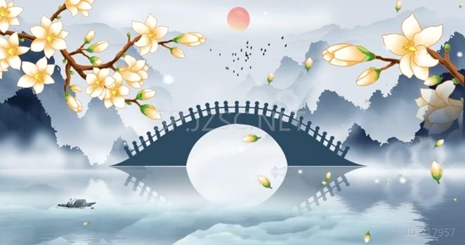 6青蓝《玉兰花开》
