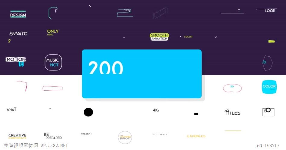 AE：AE多风格文字标题动画 ae特效素材17 文字动画视频ae模板