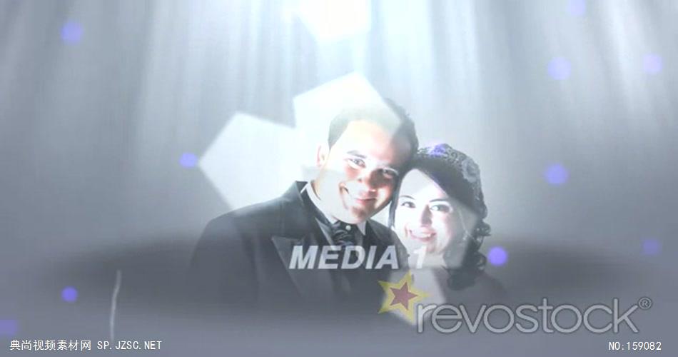 AE：简短的婚礼介绍模板 ae特效素材14婚礼结婚相片照片 ae素材 幻灯片