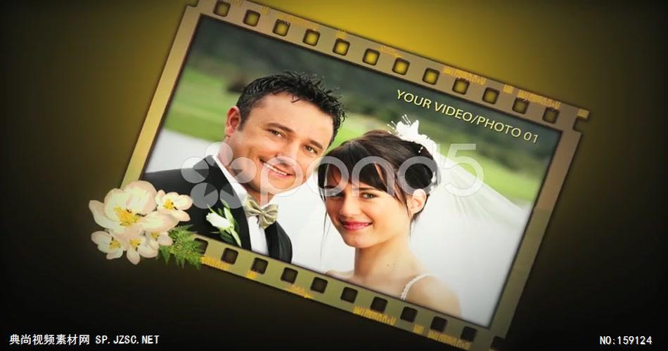 AE：我们的婚礼记忆 ae特效素材下载16婚礼结婚相片照片 ae素材 幻灯片