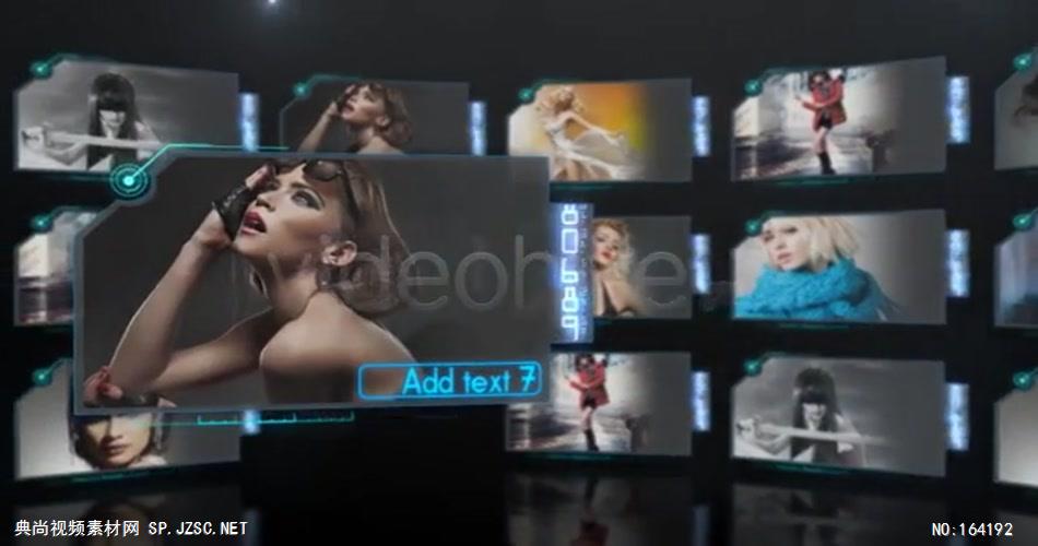AE：8693 曲面屏多视频展示 ae素材模板下载 ae素材免费下载