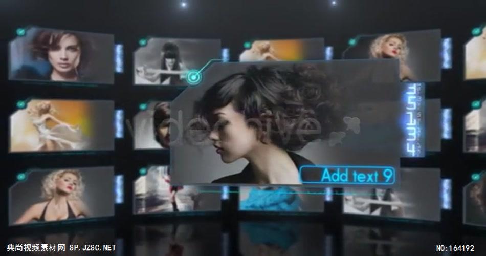 AE：8693 曲面屏多视频展示 ae素材模板下载 ae素材免费下载
