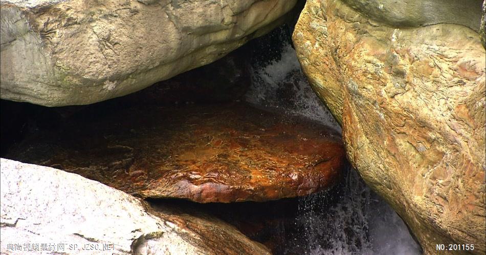 清澈的山泉1(庐山)_batch中国名胜风景标志性景点高清视频素材