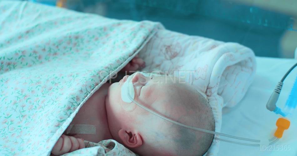 实拍新生儿护理写意生命新生医疗教育视频素材
