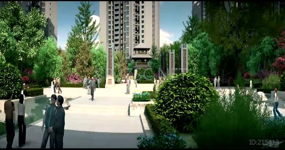 嘉州 三维建筑动画 漫游 地产 房产