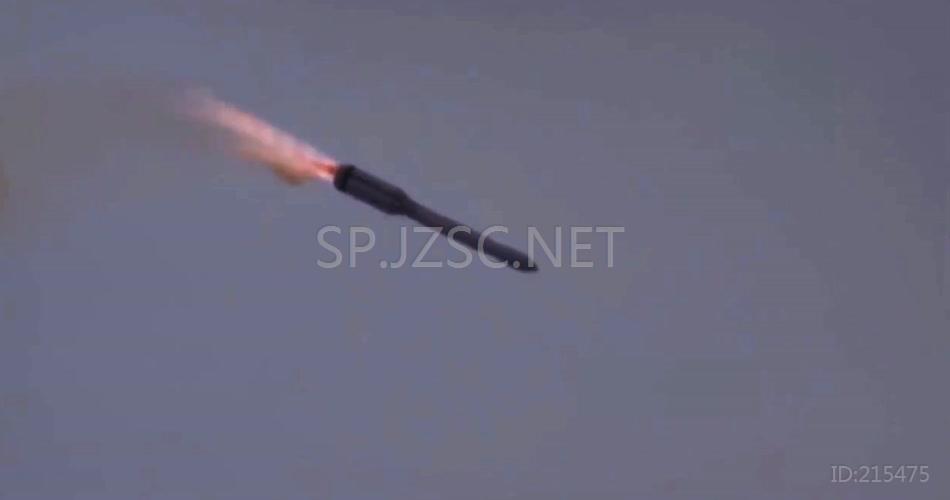 实拍资料火箭发射升空爆炸全过程视频素材