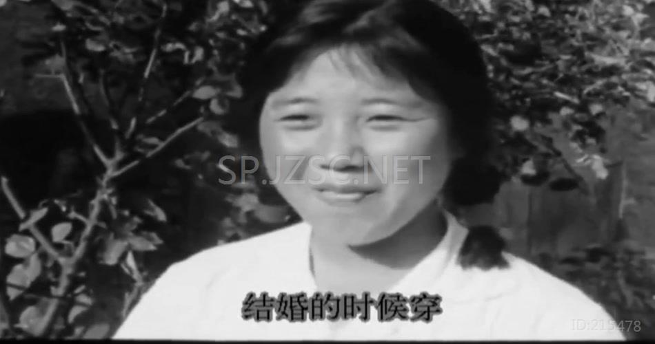 实拍70年代初中国山东农民日常生活视频