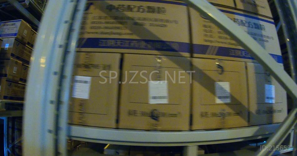 4K高新科技工业智能仓储实拍视频素材